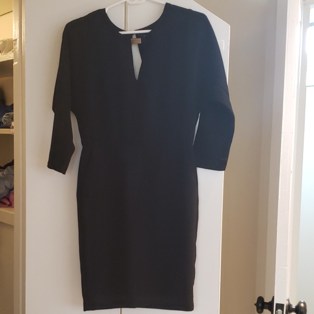 Open back villa dress